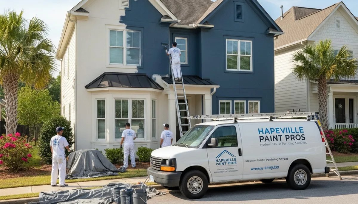 Professional house painting services in Marietta, GA for residential exteriors and interiors